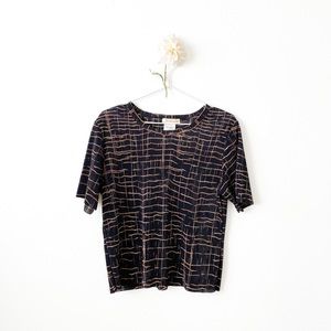 Vintage Patterned Blouse